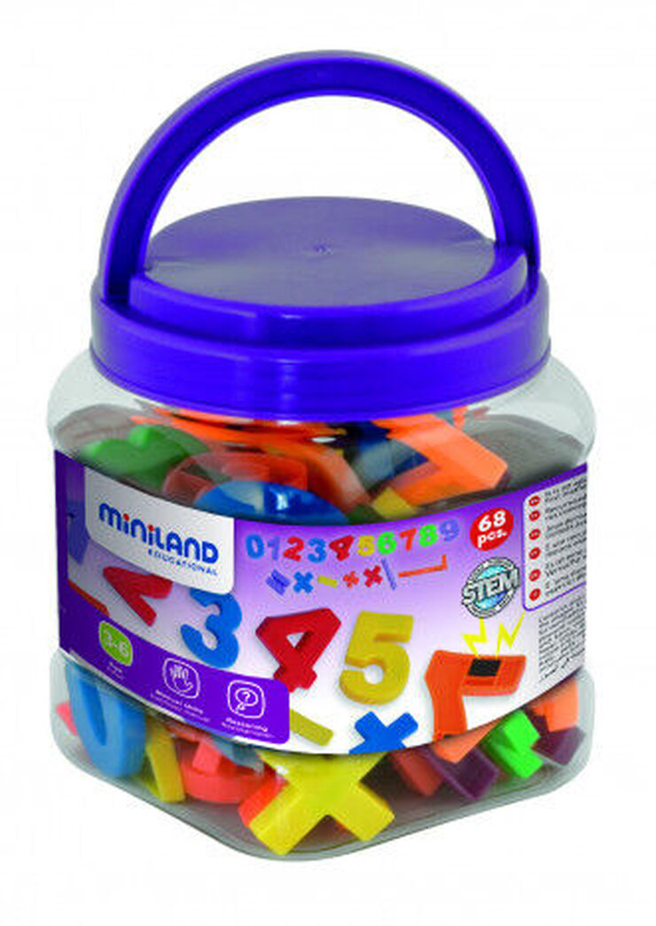 Formes magn&egrave;tiques Jumbo Nombres Miniland