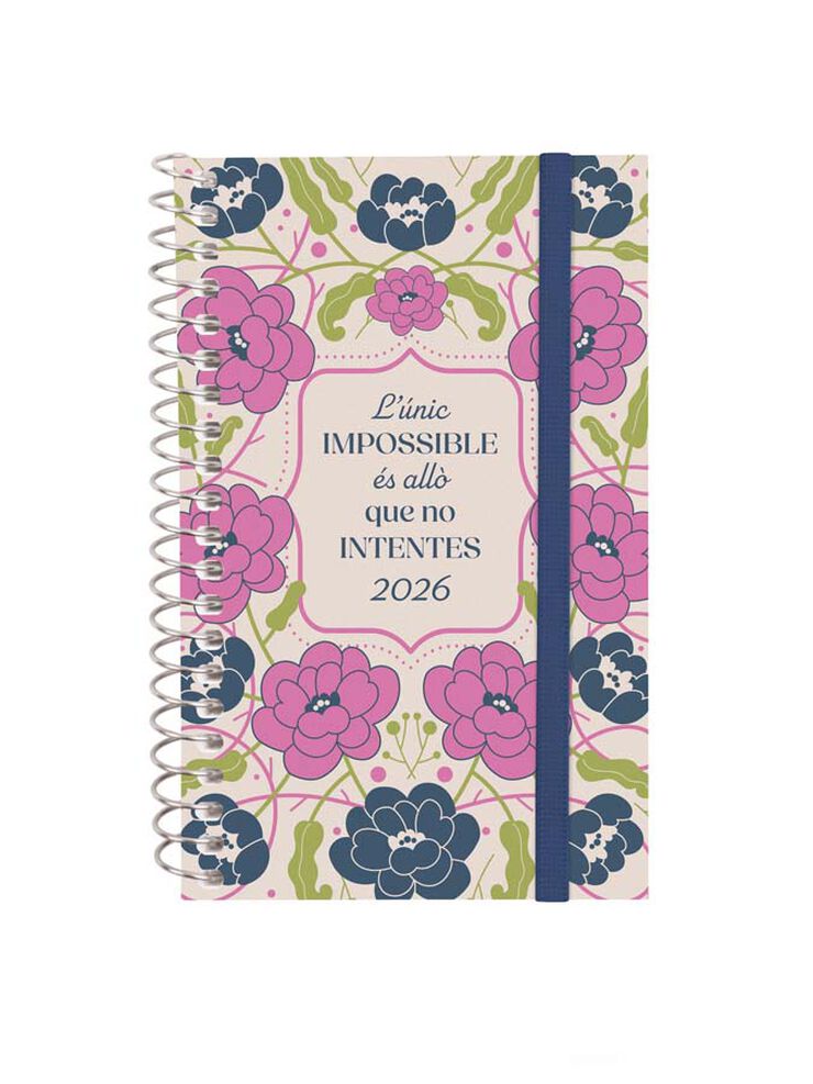 Agenda Finocam Design Collection E3 sem/vista horizontal cat 2026 Imposible