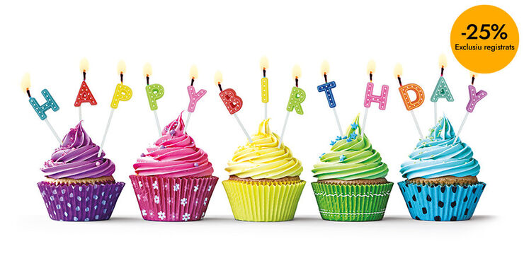 Espelmes Happy Birthday Legami