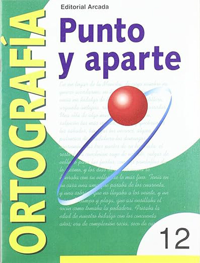 Ortograf&iacute;a Punto Aparte 12 Verde