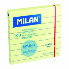 Notas adhesivas pautadas Milan 76x76mm