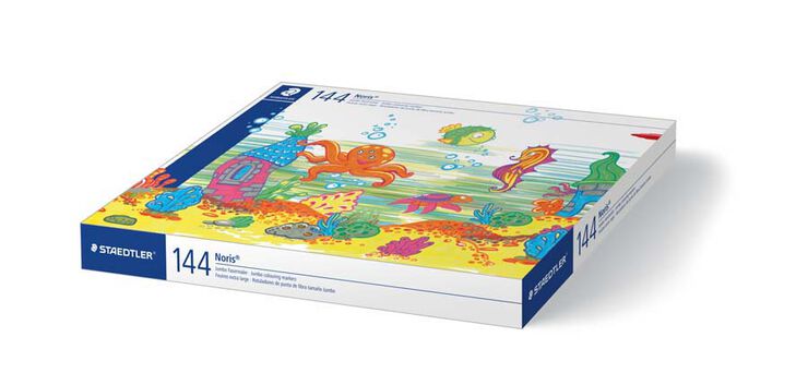 Rotuladores Staedtler Watercolor 340 grueso 144u pack escolar