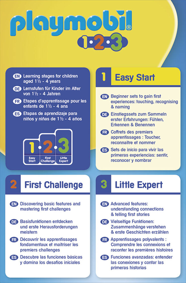 Playmobil 1.2.3 Hada con Cervatillo (70402)