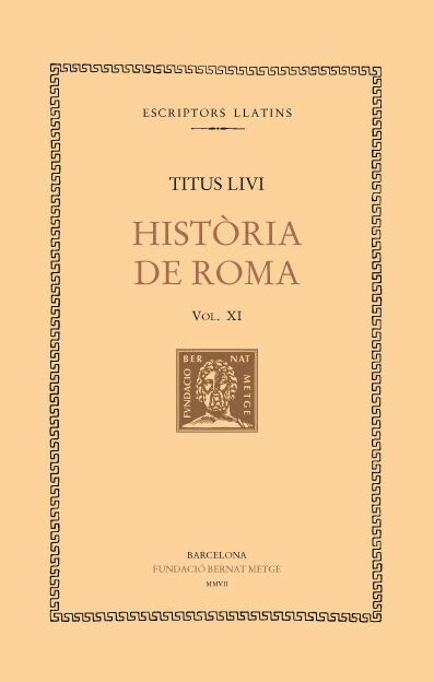 Hist&ograve;ria de Roma, vol. XI (llibre XXI)