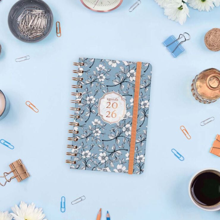 Agenda Finocam You E5 sem/vista horizontal cas 2026 Cotton