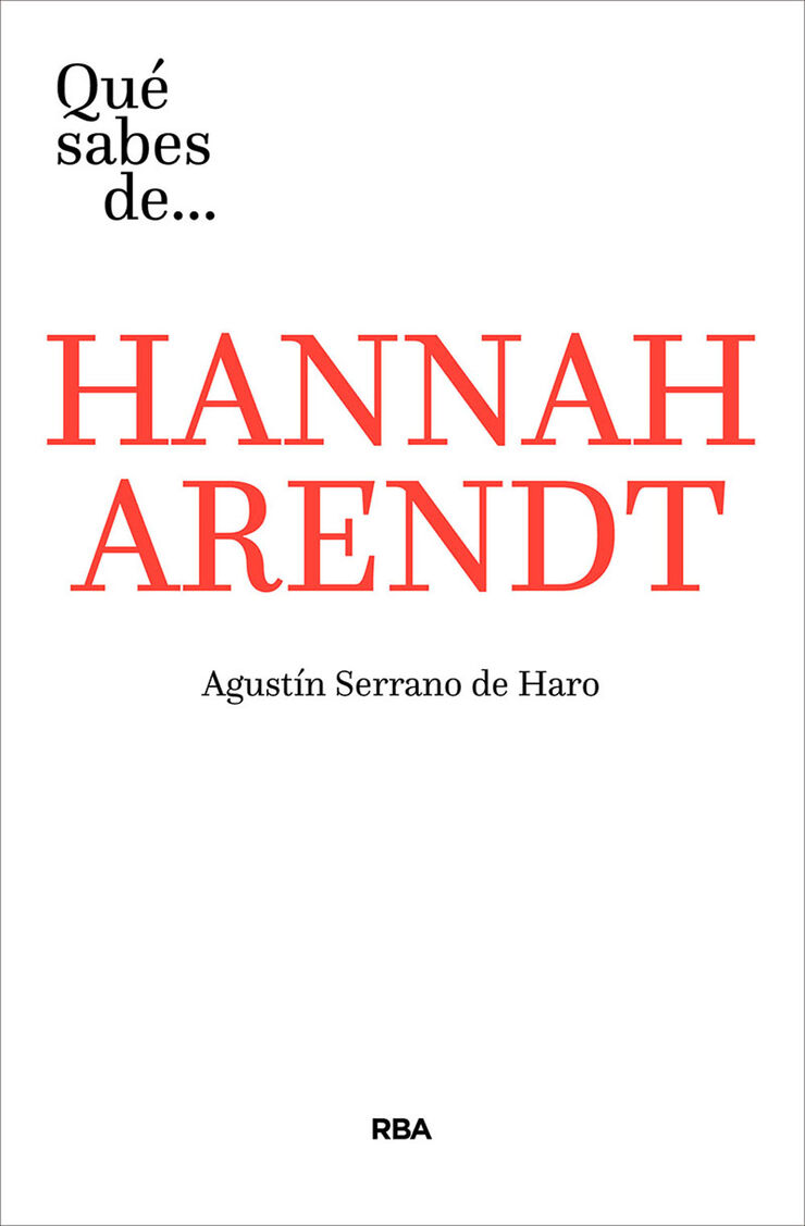 Qu sabes de... Hannah Arendt