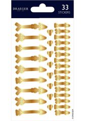 Pegatinas Draeger Flechas doradas 33u