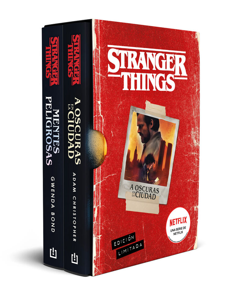 Estuche Stranger things. A oscuras en la ciudad y Mentes peligrosas