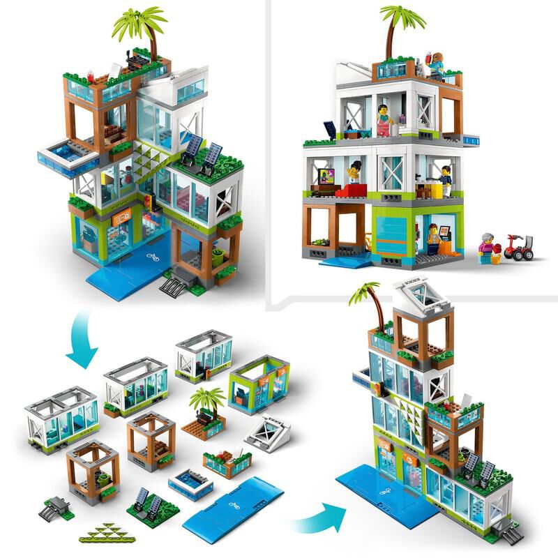 LEGO City Edificio de Apartamentos 60365 Abacus Online