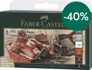 Pitt Artist Pen Faber Classic 8 colores