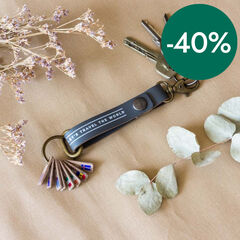 Llavero Miss Wood Vacavaliente gris