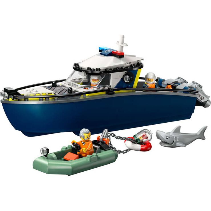 LEGO® City Persecución en Barco de Policía 60456