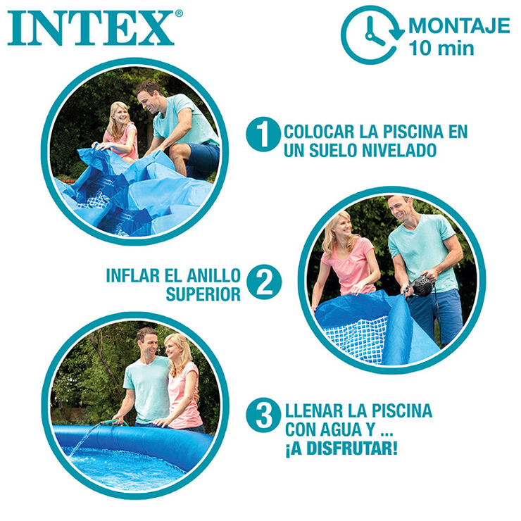 Piscina bebé Animalitos 3 Aros · Intex · El Corte Inglés