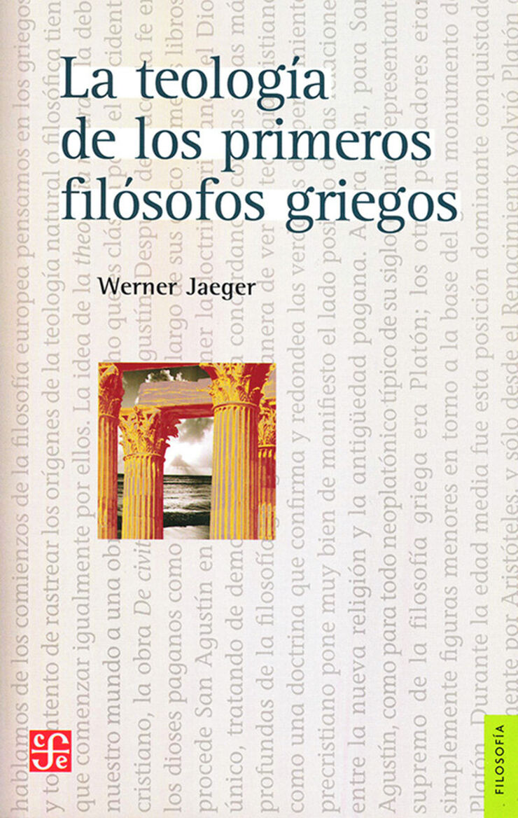 La teologia de los primeros filosofos griegos