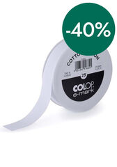 Cinta algodón Colop E-Mark Go 25mm x 25m