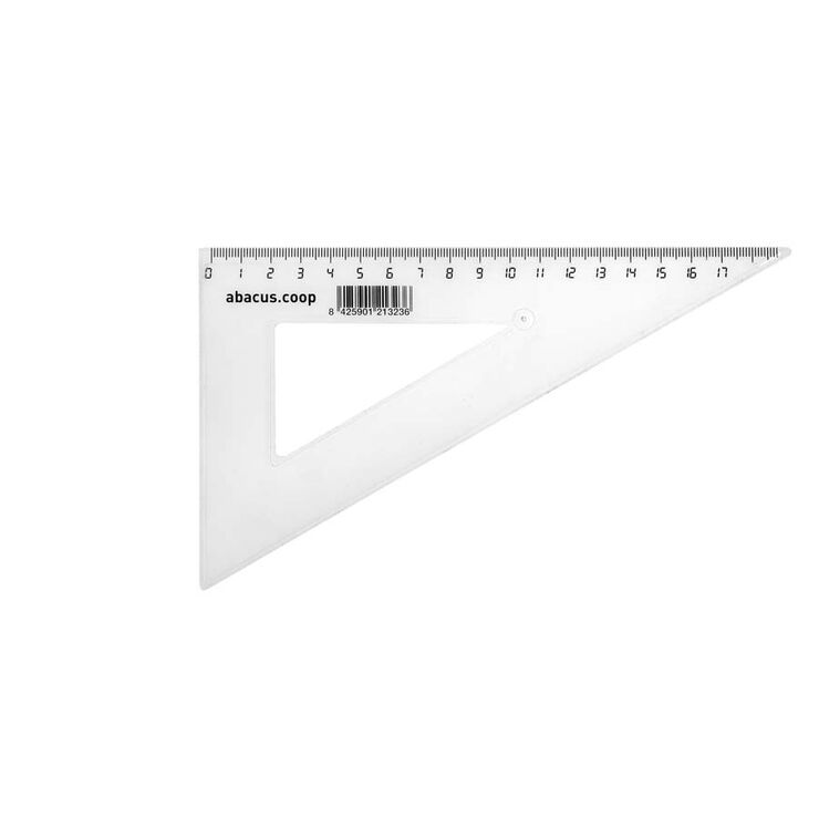 Cartabón Escolar Abacus 20cm