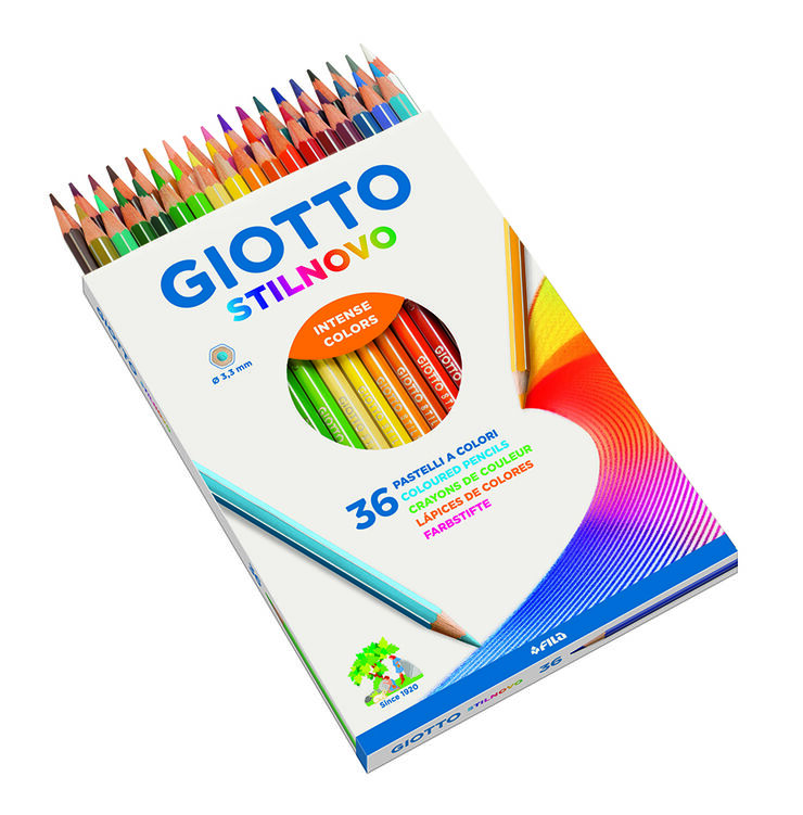 Lápices de Colores Giotto Stilnovo 36 colors