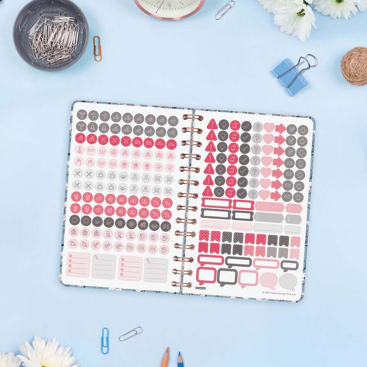 Agenda Finocam You E5 sem/vista horizontal cas 2026 Cotton