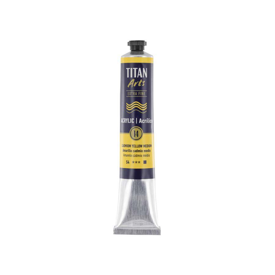 Pintura acr&iacute;lica Titan 60ml groc cadmi mig