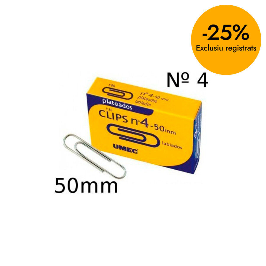 Clips&nbsp;Umec&nbsp;No.4&nbsp;50mm 80u