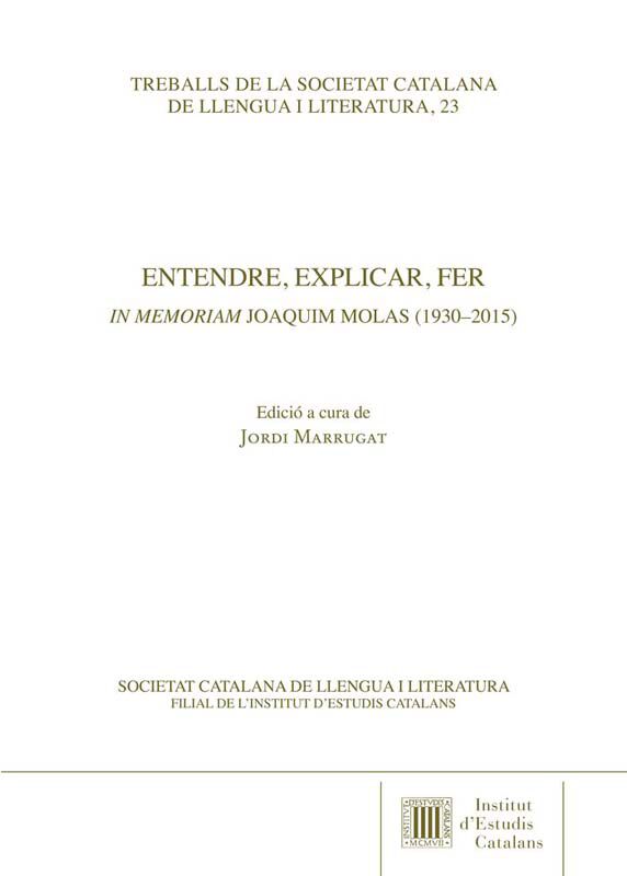 Entendre, explicar, fer