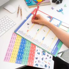 Planificador 16 mesos mes/vista mult 2025-26 Disney Stitch