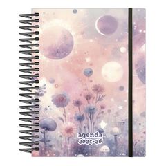 Agenda escolar Senfort 16 meses sem/vista catalán 2025-26 Garden planet