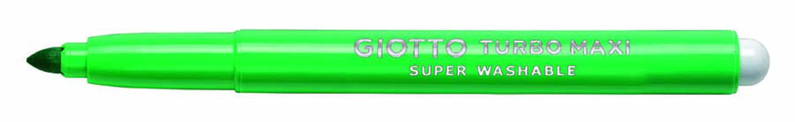 Rotulador Giotto Turbo Maxiverde claro 12u