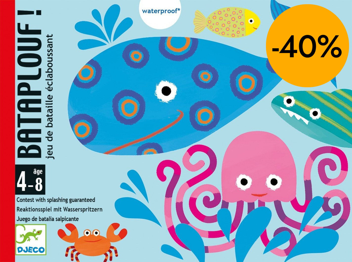 Joc d'estrat&egrave;gia Djeco  Cartes Bataplouf