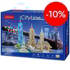 Puzle 3D Nova York 123 piezas