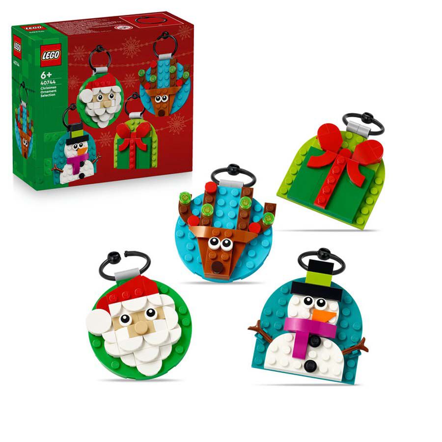 LEGO&reg; Iconic Selecci&oacute;n de Adornos Navide&ntilde;os 40744