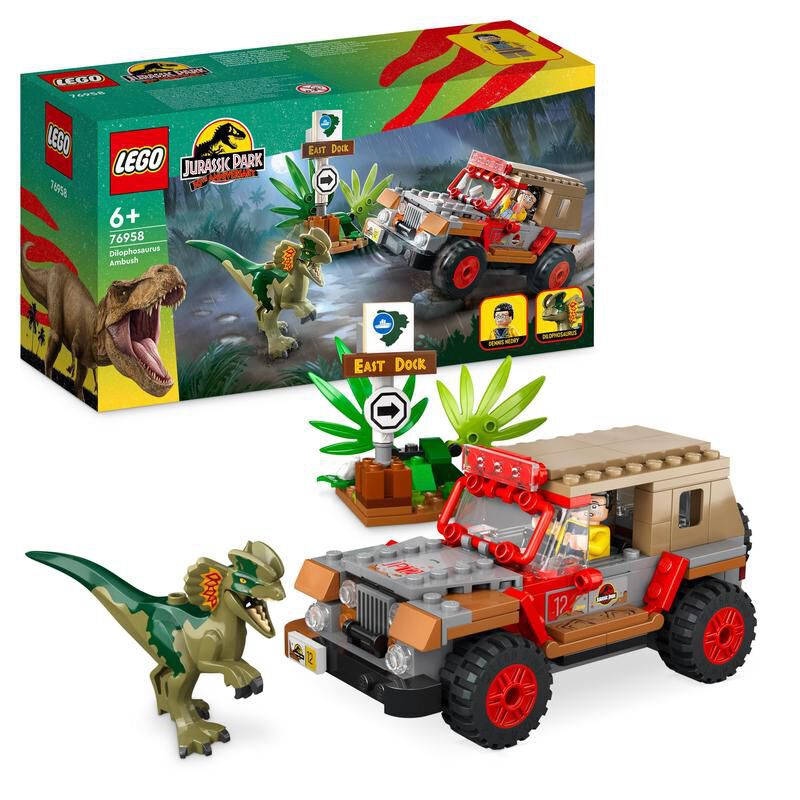 LEGO&reg; Jurassic Park Emboscada al Dilofosaurio 76958