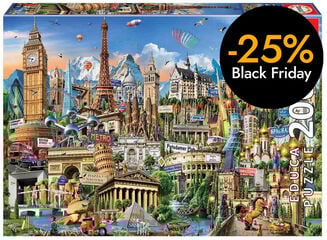 Puzle Símbols d'Europa 2000 piezas