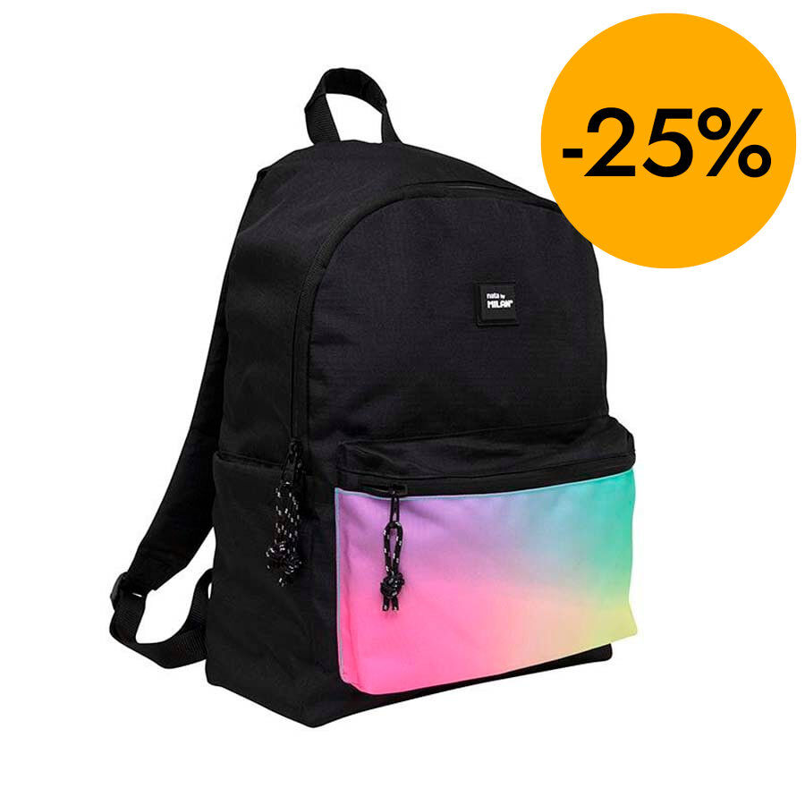 Mochila Milan Sunset negro