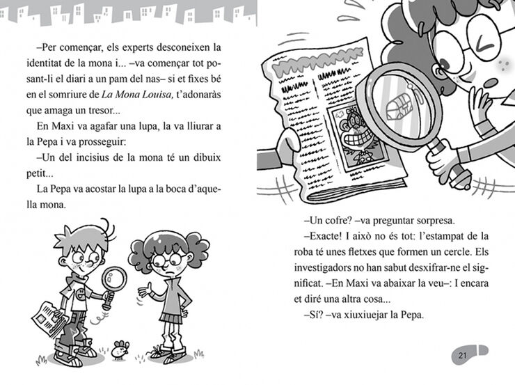 El cas del robatori de la Mona Louisa (Els BuscaPistes 3)