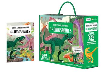 Puzle i llibre 205 peces Els Dinosaures