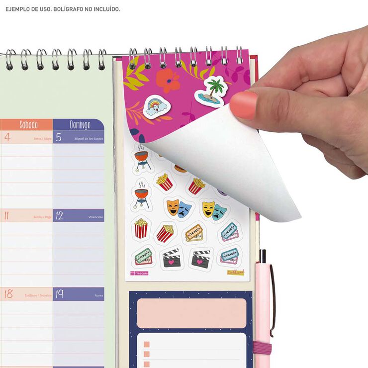 Calendario pared Finocam Talkual Plus 2026 castellano