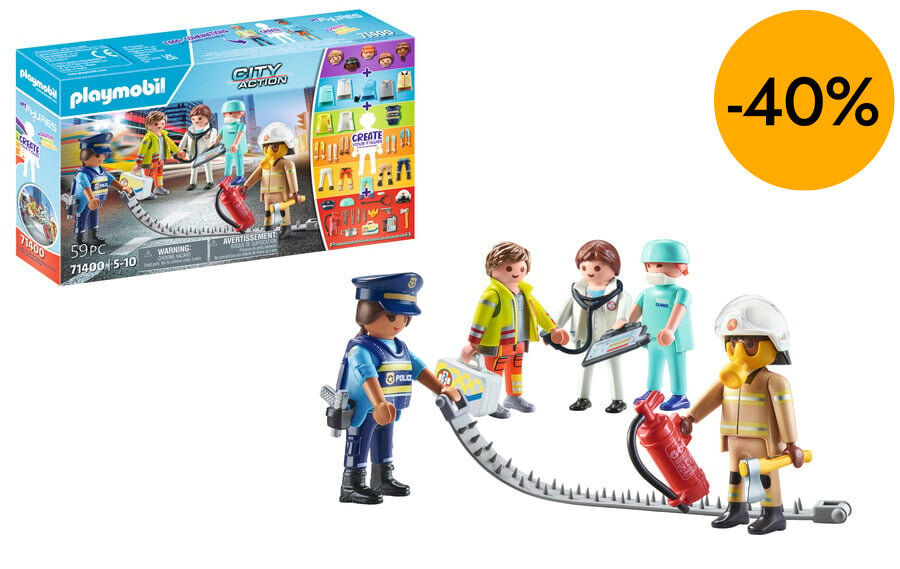Playmobil My Figures Equipo de Rescate 71400