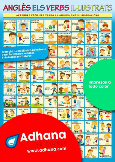 Adhac 35x50/angl&egrave;s-verbs-il.lustrats