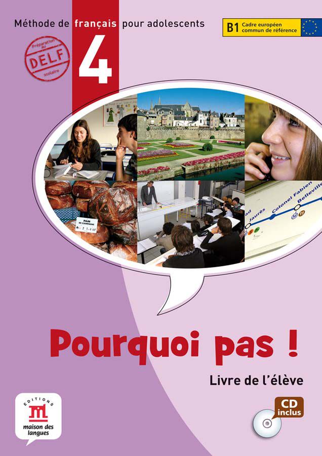 Pourquoi Pas! 4 B1 &Eacute;l&egrave;ve+Cd