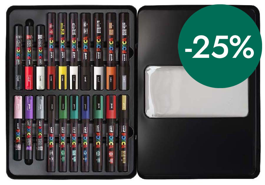 Malet&iacute; Posca 20 retoladors set Dirty Harry