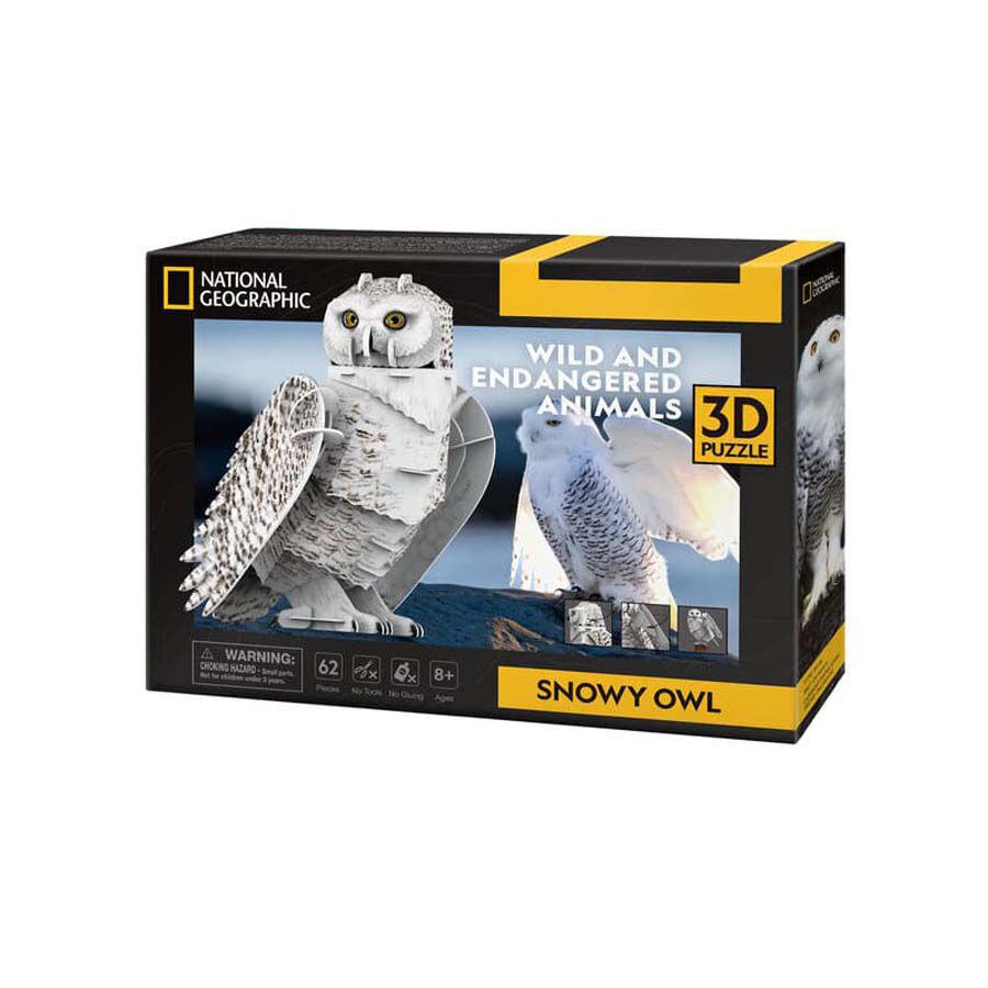 Puzle 3D National Geographic Gran Mussol Blanc
