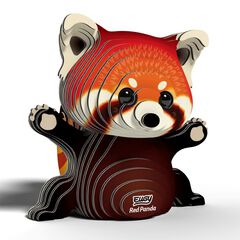Puzle 3D Eugy Panda Vermell