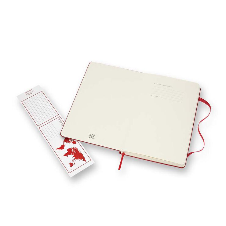 Libreta Moleskine liso rojo