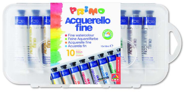 Aquarel·les Tub Primo 10 colors