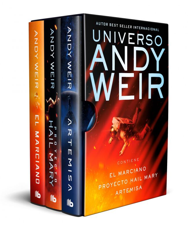 Universo Andy Weir (edici&oacute;n estuche con: El marciano / Proyecto Hail Mary / Artemisa)
