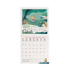 Calendario pared Legami 18X18 2024 Alice