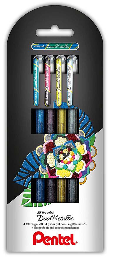 Rotuladores Pentel Hybrid 4 Colores