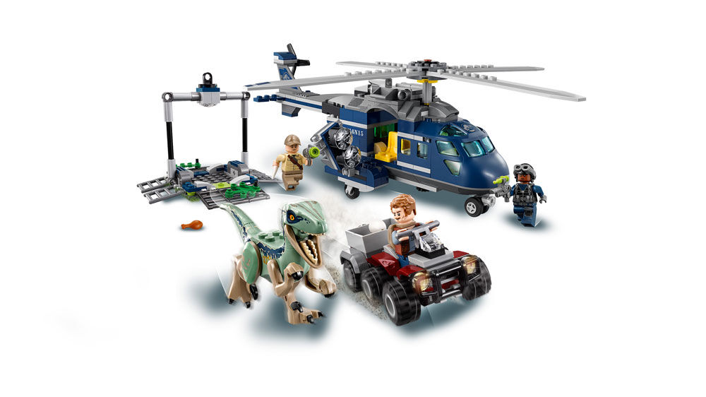 lego jurassic world helicóptero
