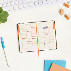 Agenda Finocam Flex Llisa Semana Vista Horizontal 2027 Catal&aacute;n Azul